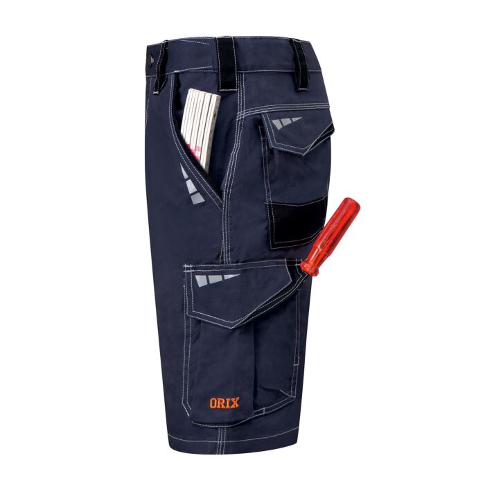 Orix® Arbeitsshorts mit Kontrastnähten