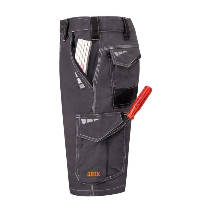 Orix® Arbeitsshorts mit Kontrastnähten