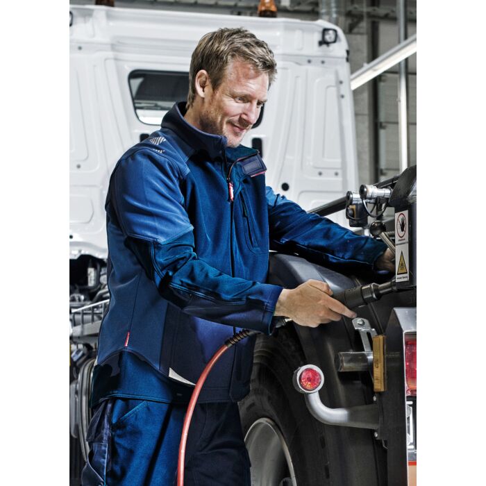 Veste de travail softshell Engel avec dos coupé plus long