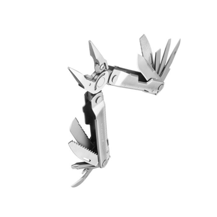 Multitool Rebar Leatherman silber