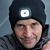 Bonnet en tricot avec lampes LED rechargeables