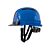 Bauhelm ABS Deluxe mit transparentem Sonnendach